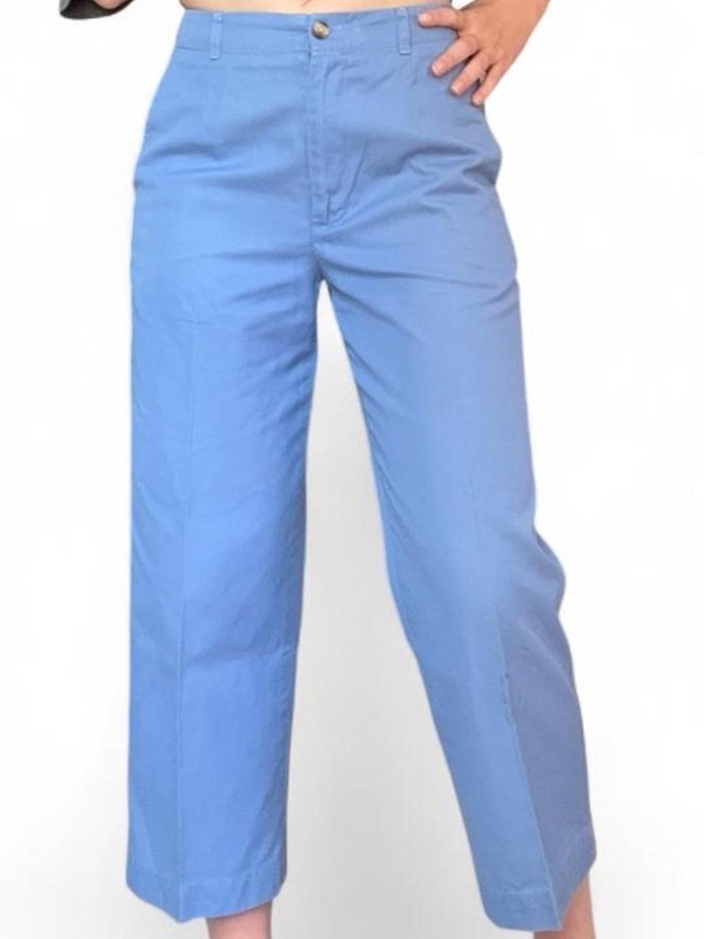 Talbots Light Blue Straight-Leg Pants